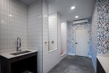 Pet-friendly with dog park and spa
